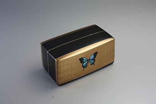 蒔絵箱「青い光」