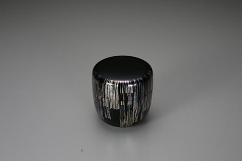螺鈿蒔絵棗「落流」