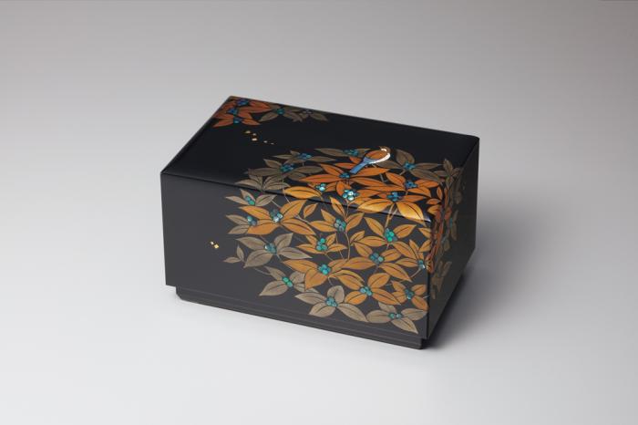 蒔絵箱「冬の朝」