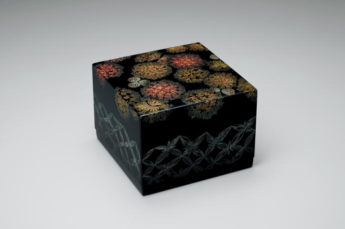 沈金漆箱「みつまた」