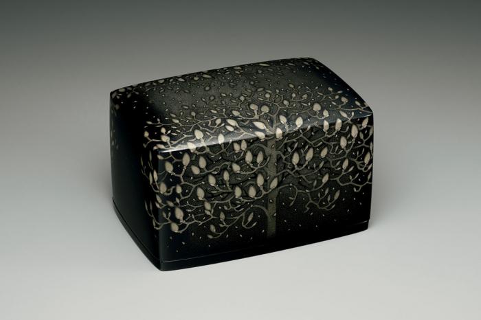 沈金箱「冬萌」