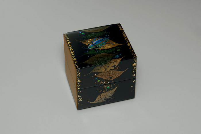 高蒔絵箱「瑞光　ヤマトタマムシ」
