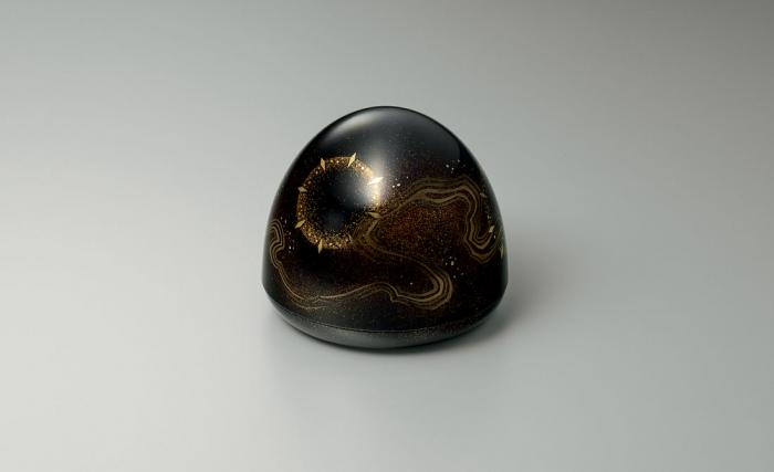 蒔絵合子「流来」