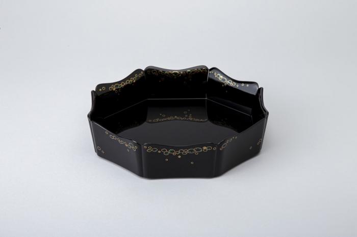 蒔絵盛器「泡沫」