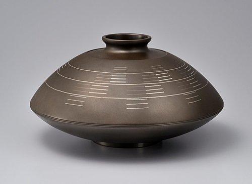象嵌花器「幾重」