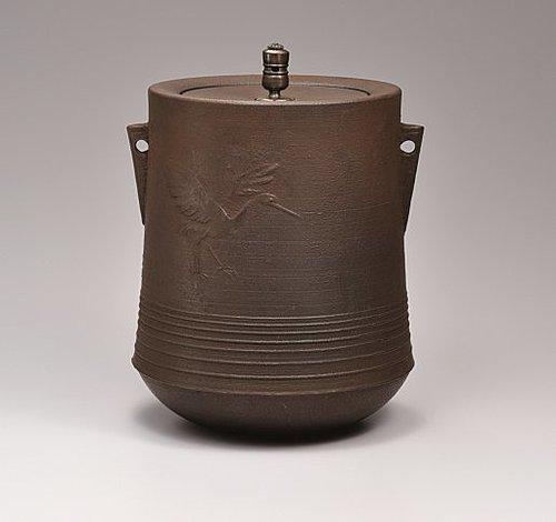 鷺文富士釜