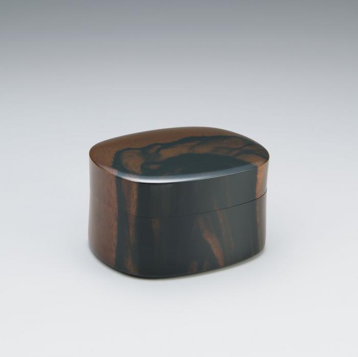 黒柿造蓋物「夕景」