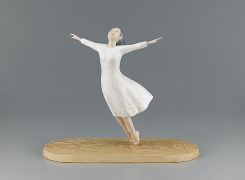 木芯桐塑紙貼「大空へ」