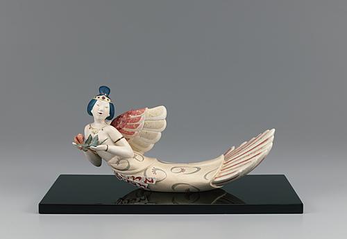 張抜紙貼「迦陵頻伽」