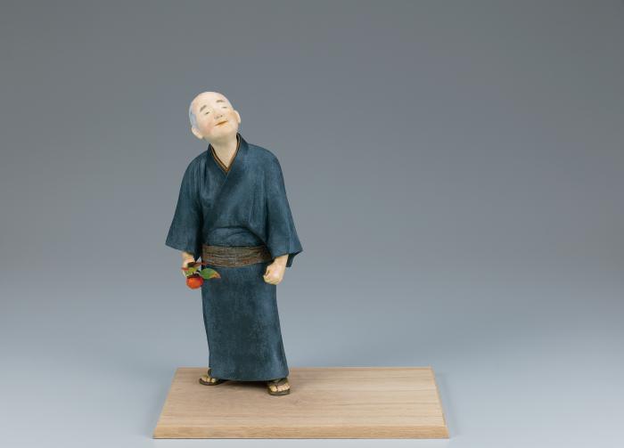 紙塑紙貼「木守り」　