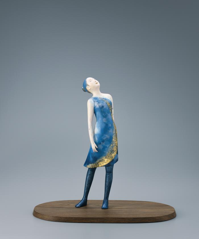 木芯桐塑紙貼「つきのふね」