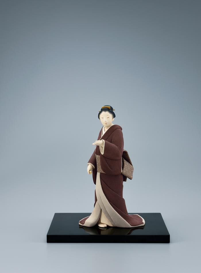 木芯桐塑木目込「葵の上」
