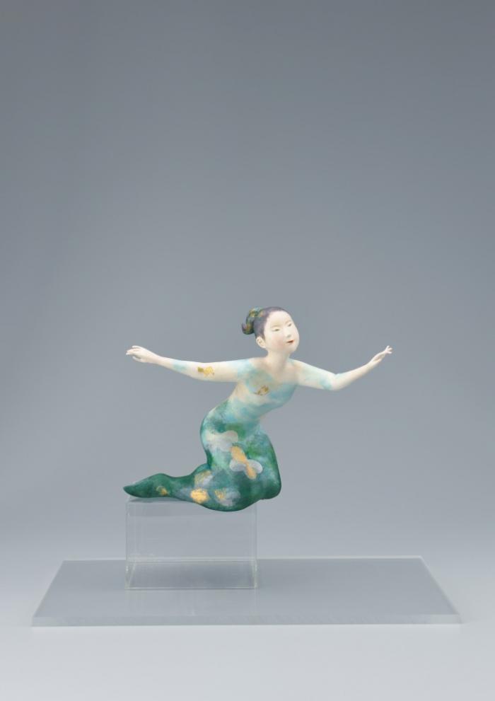 木芯桐塑紙貼「羽化」