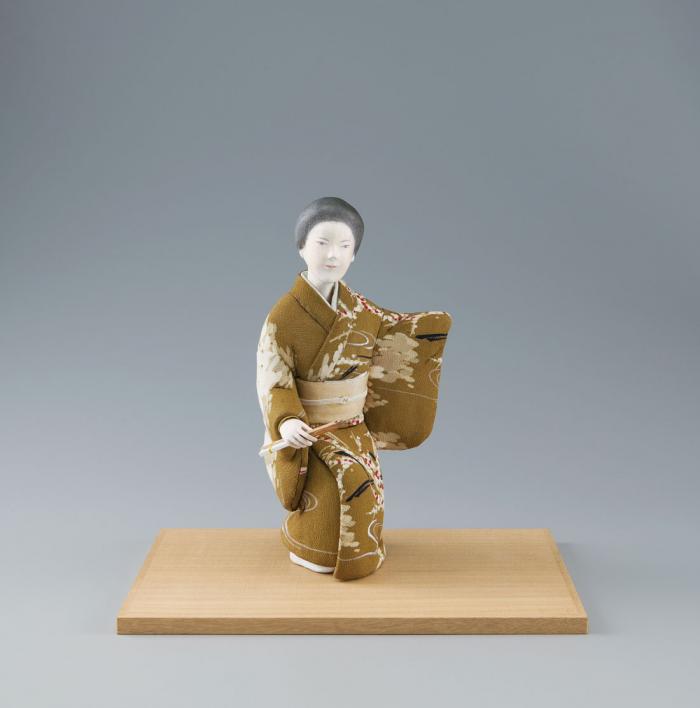 木芯桐塑木目込「紅梅」