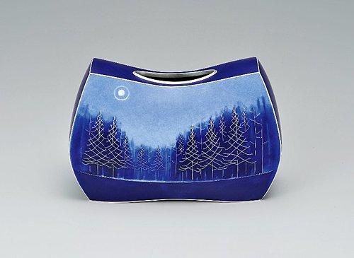 七宝花器「杜」