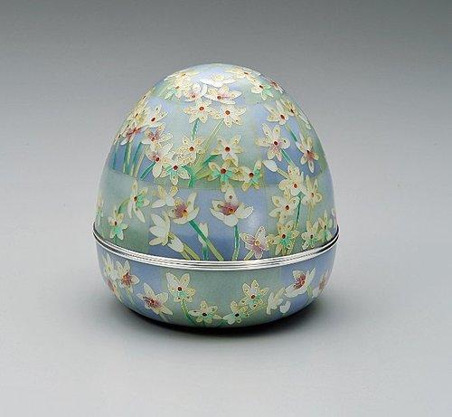 有線七宝蓋物「花あそび」