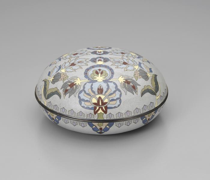 泥七宝　唐華文合子