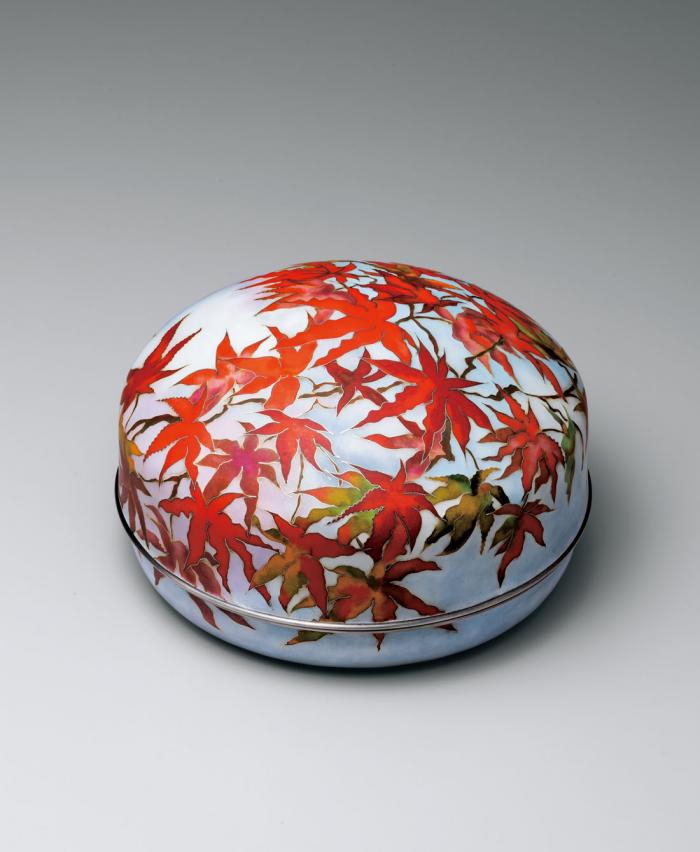 有線七宝合子「秋麗」
