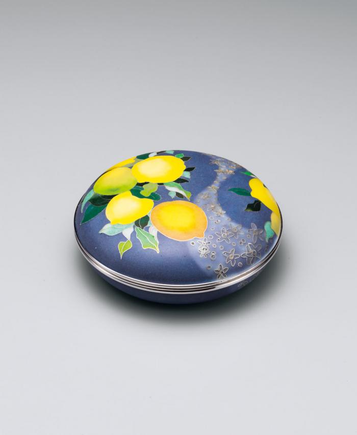 有線七宝合子「トパアズいろの果実」