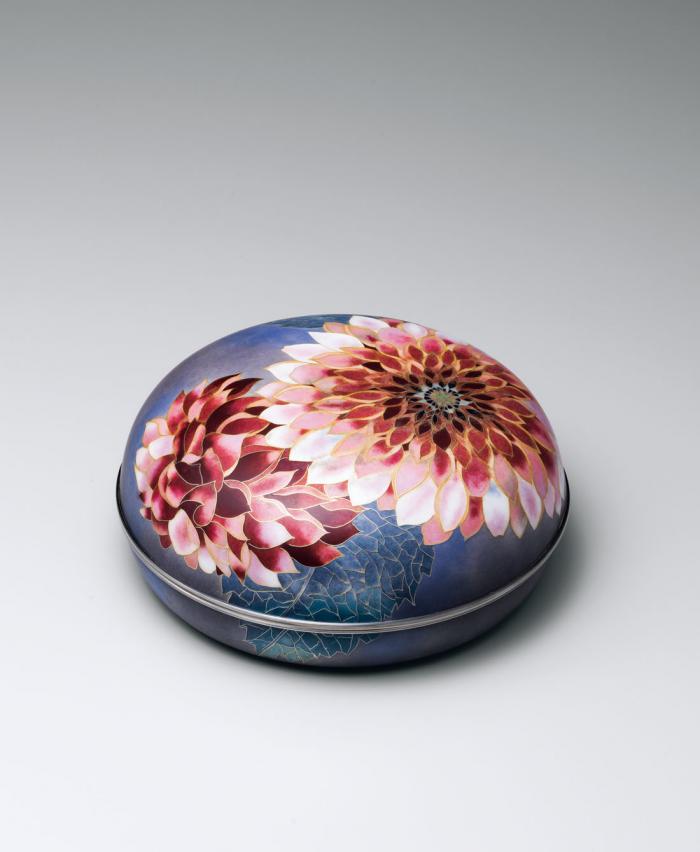有線七宝合子「華」
