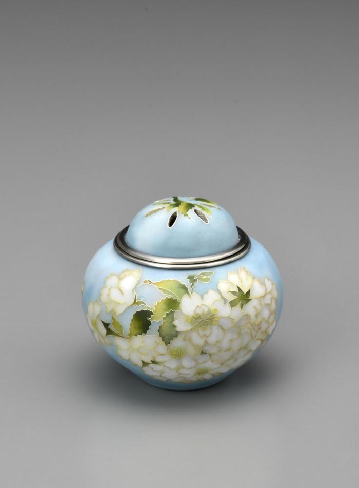 有線七宝香炉「花衣」
