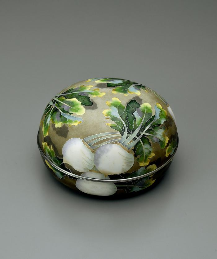 有線七宝合子「鈴菜」