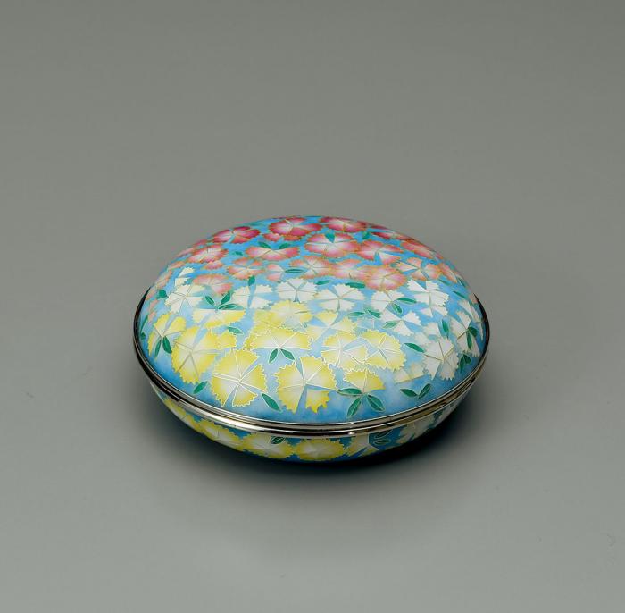 有線七宝蓋物「春の香り」