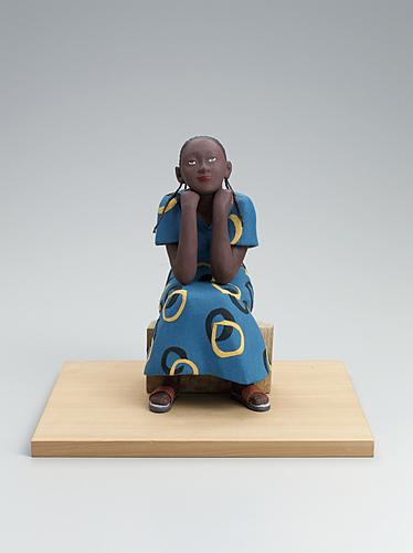 木彫木目込「私の夢」