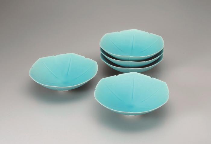 氷青釉組鉢「凜冬」