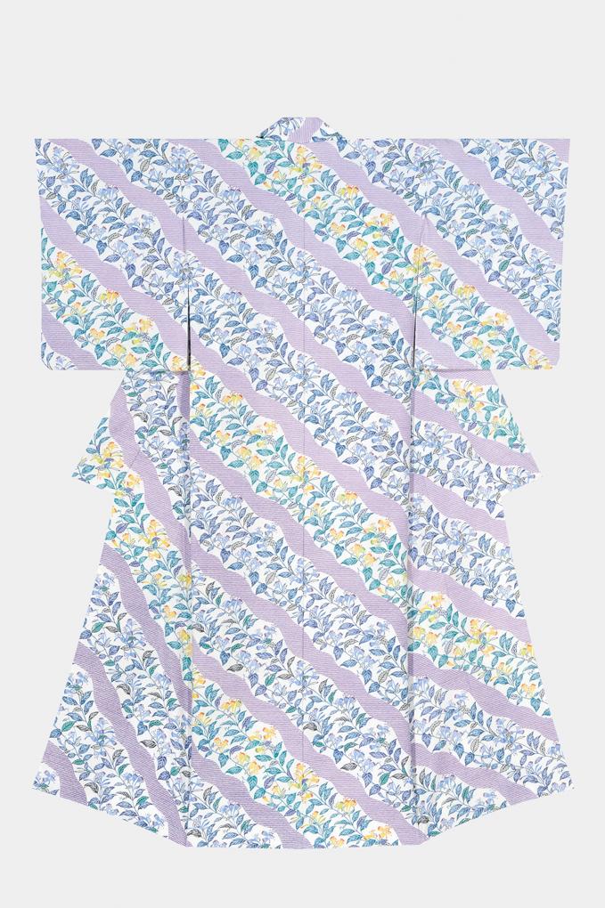 型絵染着物「風の記憶」