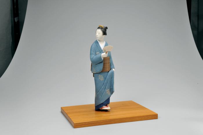 木芯桐塑木目込「翠の風」