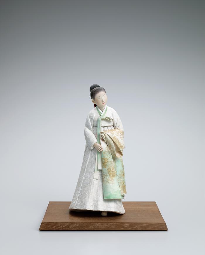 木芯桐塑布紙貼彩色「柳絮」