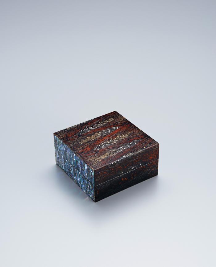 蒔絵香箱「収穫」