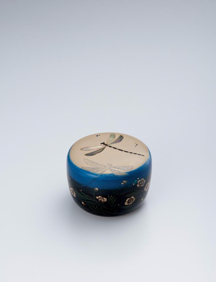 螺鈿蒔絵平棗「みなもの華」