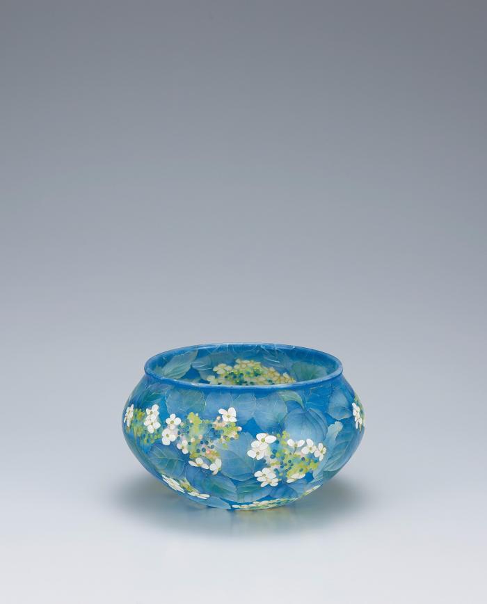 省胎七宝鉢「紫陽花」