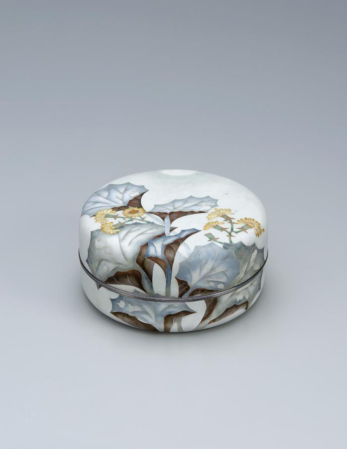 有線七宝合子「面影」