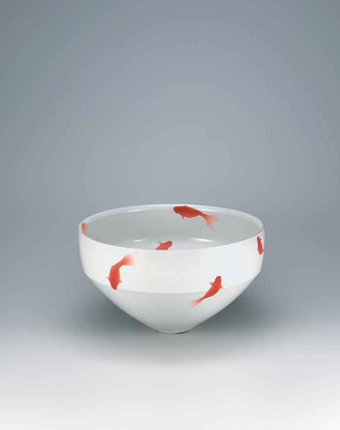 金魚文鉢