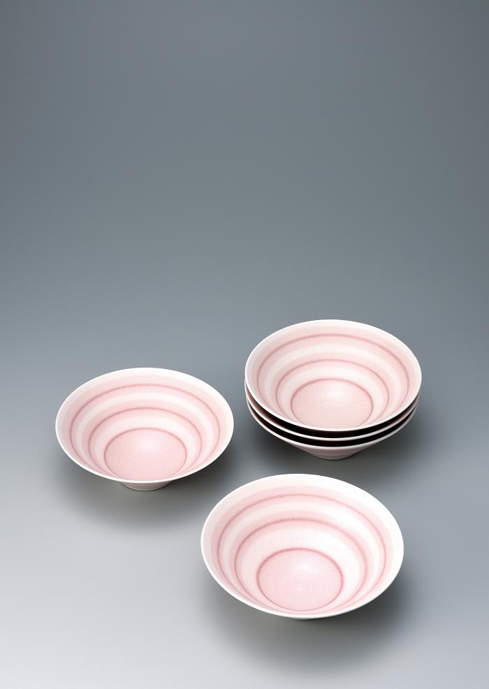 彩釉組鉢