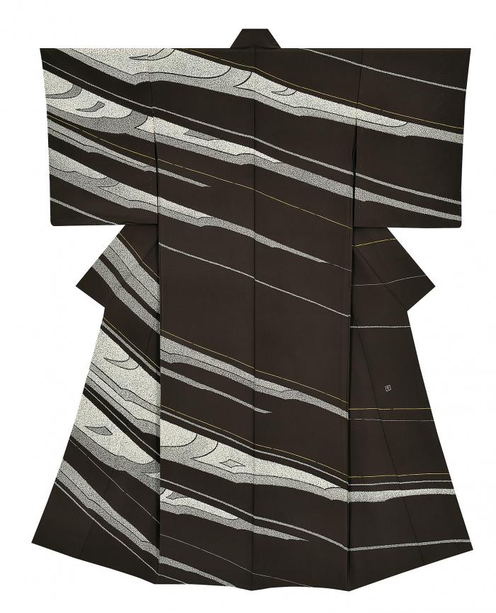 友禅訪問着「陵砂」