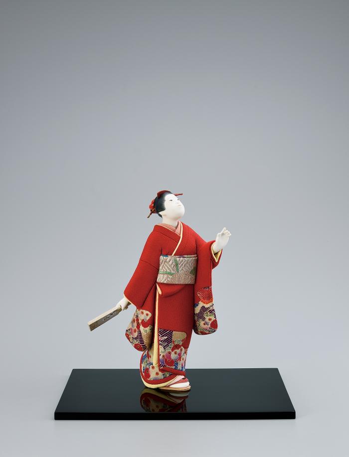 木芯桐塑木目込「初春」