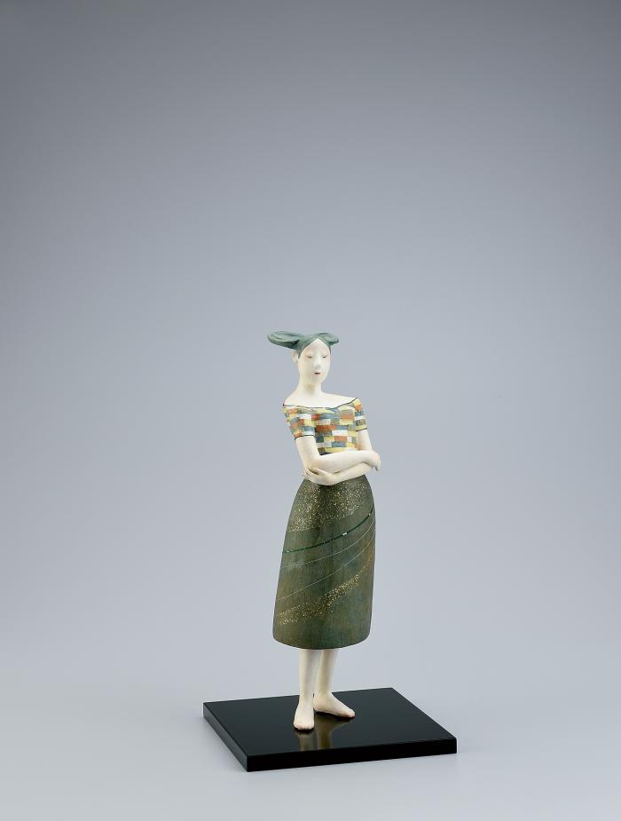 木芯桐塑紙貼「静寂」