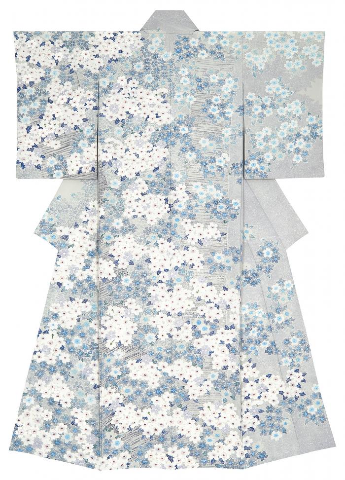友禅着物「山桜」