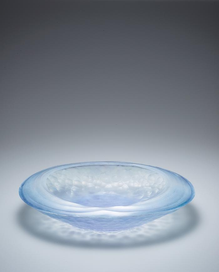 硝子花器「水影」