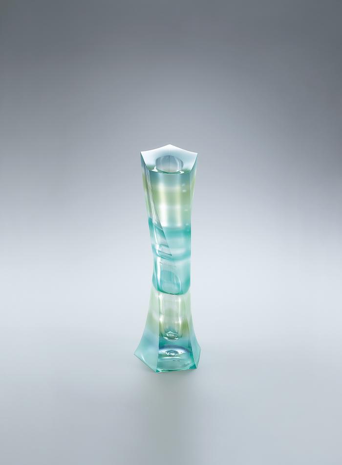 硝子花器「彩りの記憶」