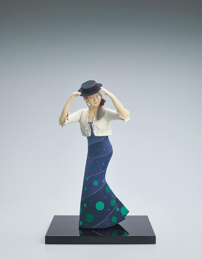 木彫木目込「コルドベス（帽子）」