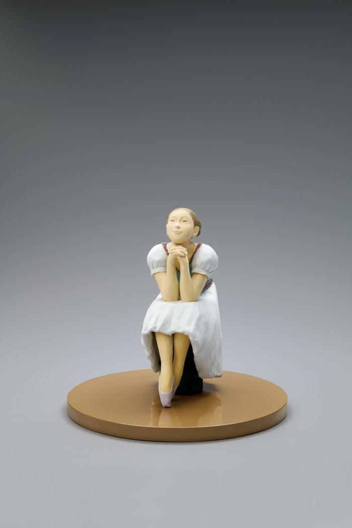 木彫木目込「あこがれ」