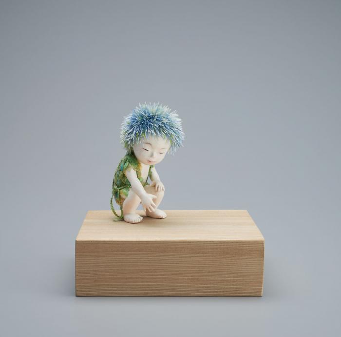 木芯桐塑布紙貼「木の芽起こし」