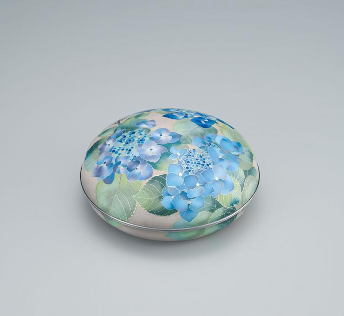 有線七宝合子「紫陽花」