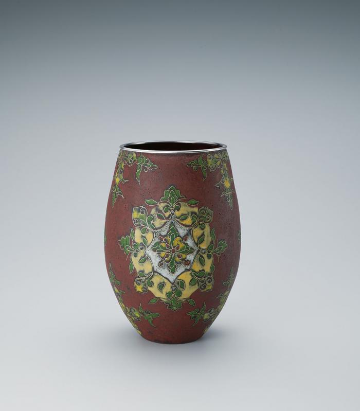 泥七宝花入「悠華」