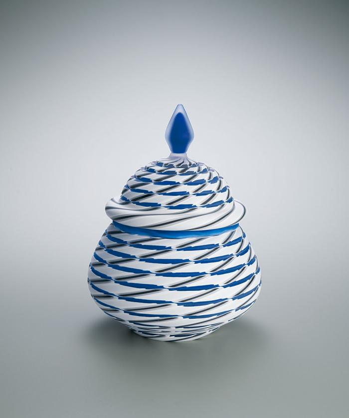 硝子蓋物「銀華」